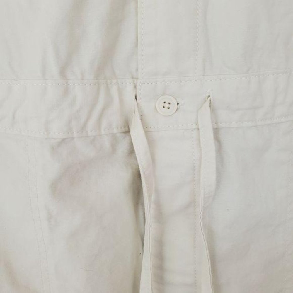 LEVI'S Utility Jumpsuit Cream Long Sleeves Collar - Picture 14 of 14